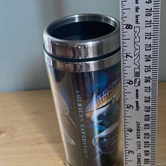 Going Coastal manatee + sea turtle tumbler new unused Ideaman insulated travel - Picture 4 of 4
